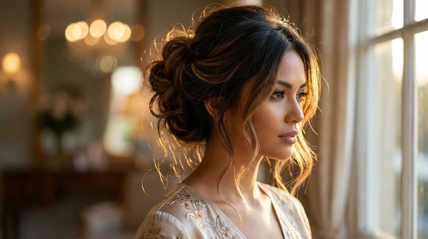 3. Voluminous Chignon