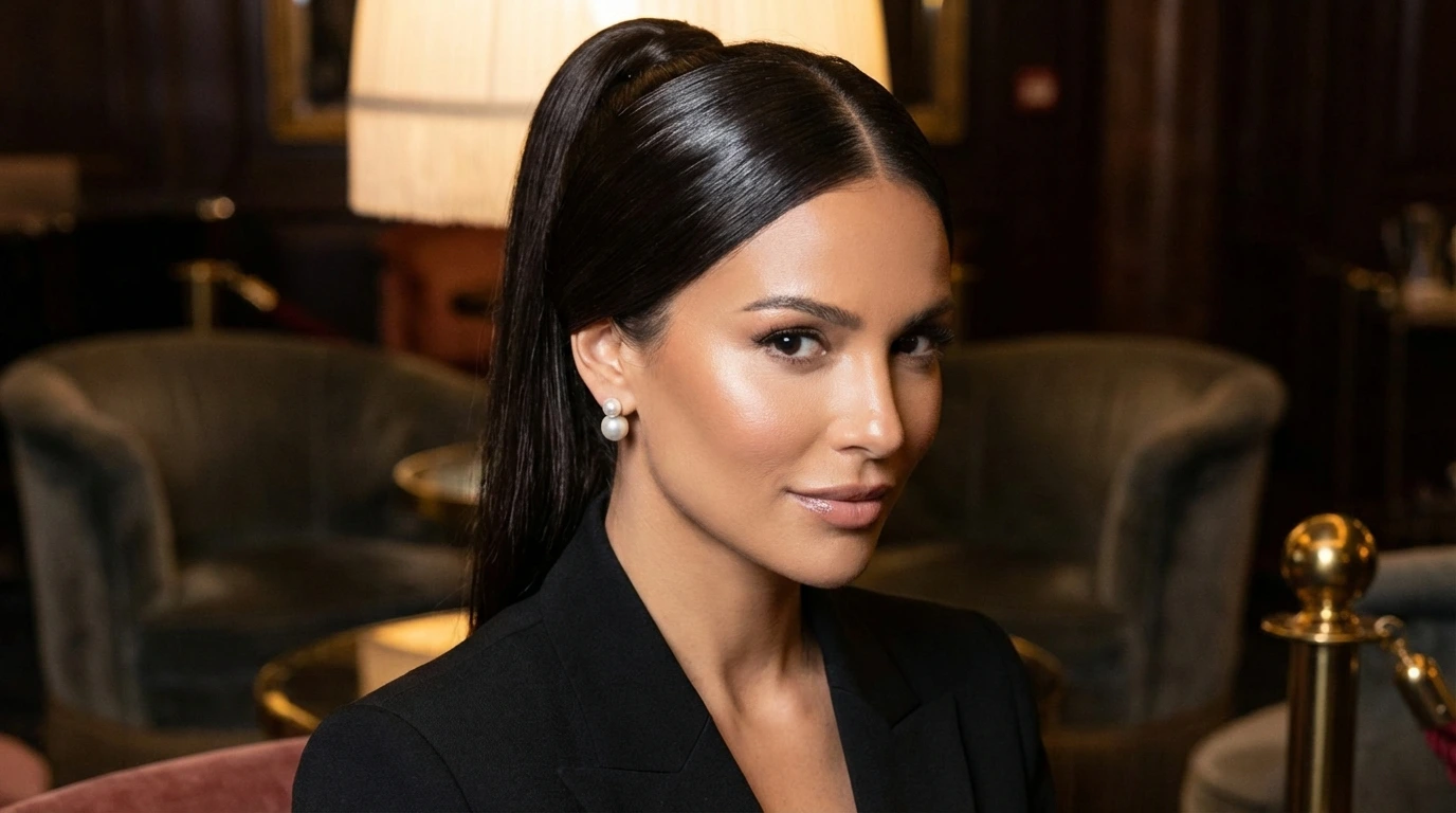 1. Sleek High Ponytail
