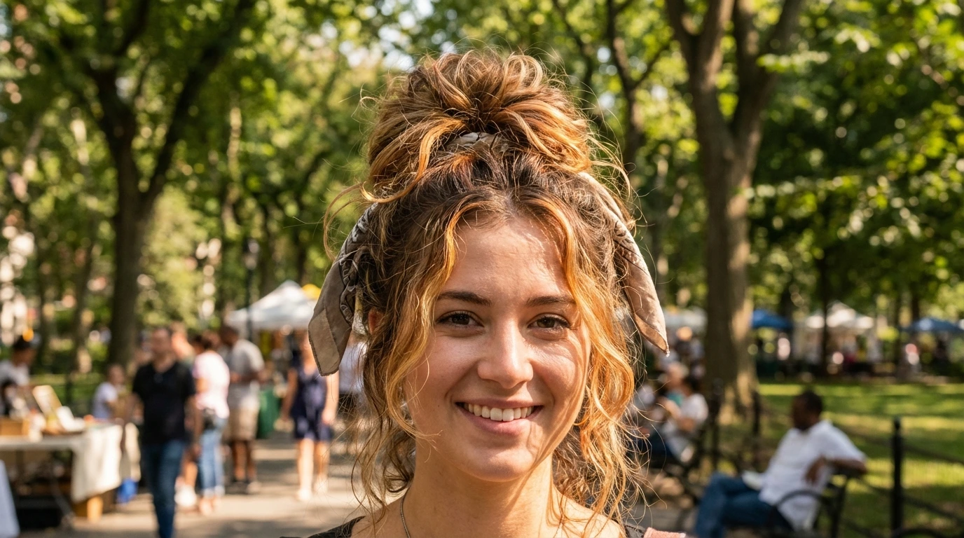 4. Messy Bun