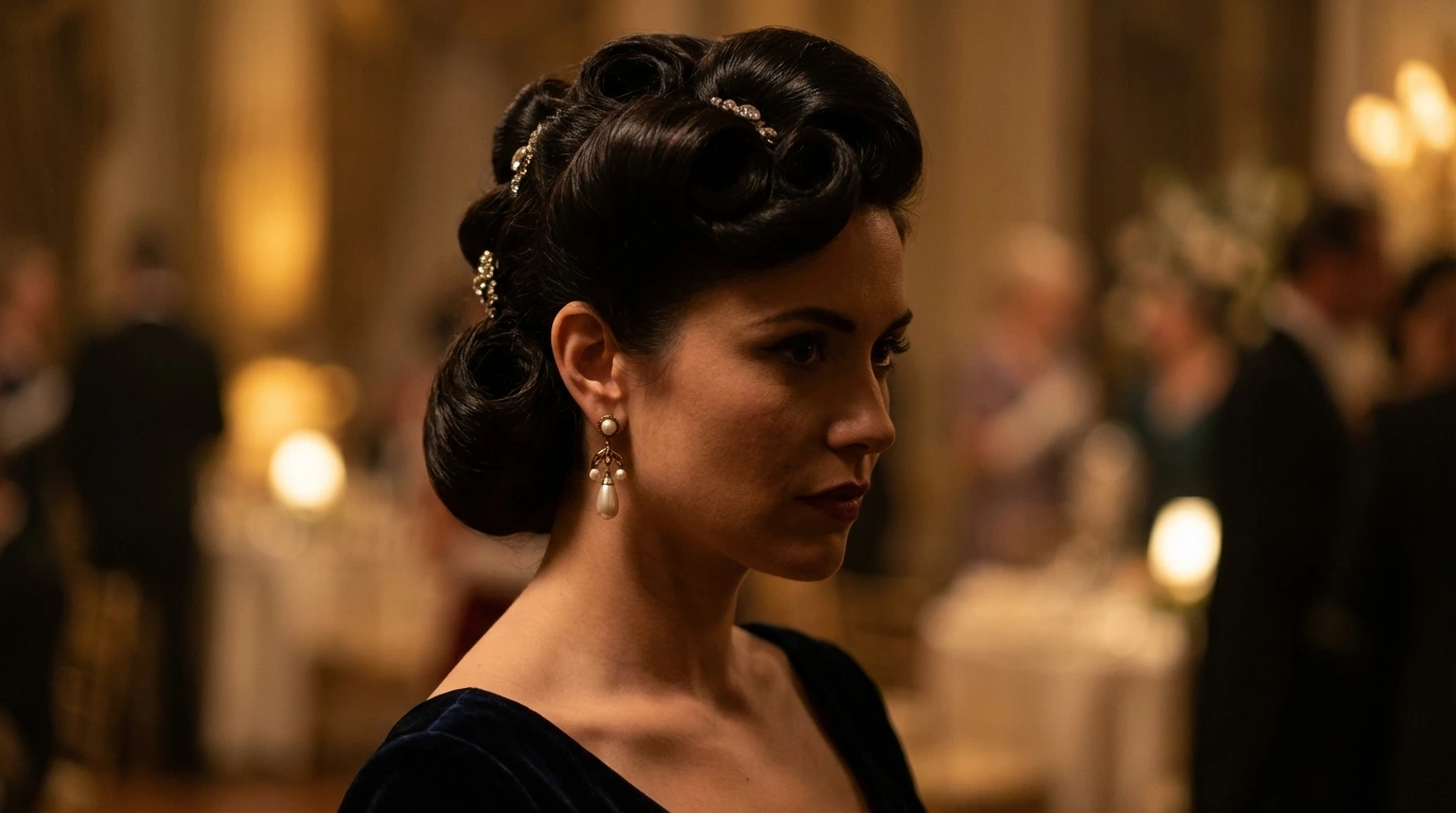 11. Glamorous Retro Updo