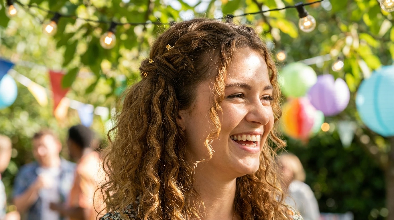 5. Half-Up Half-Down Twist