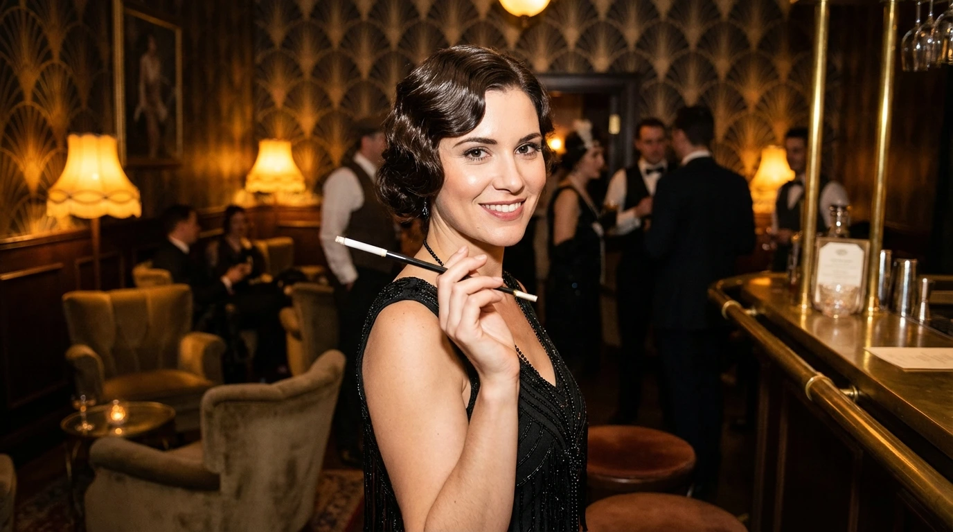 8. Vintage Finger Waves