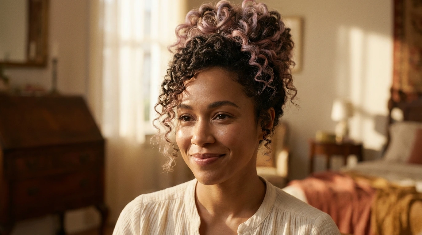 12. Curly Updo