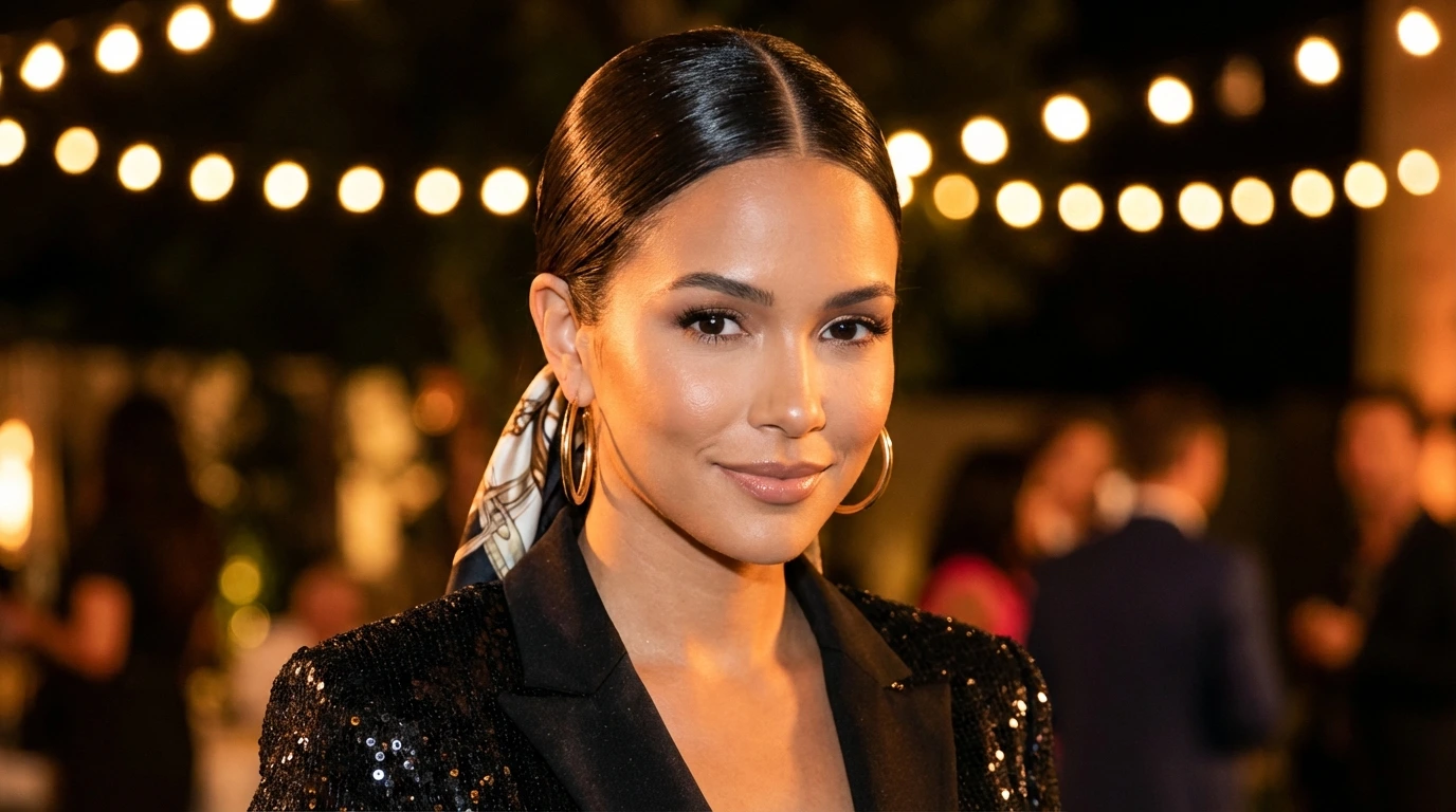 1. Sleek High Ponytail