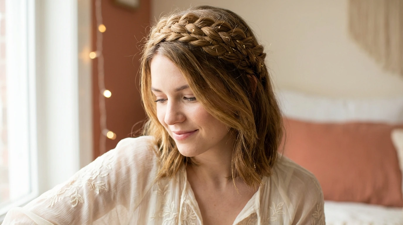 4. Braided Crown