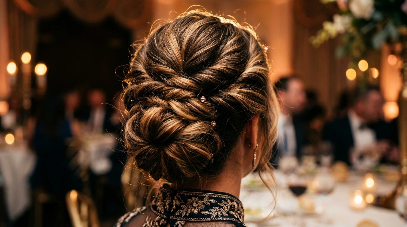 9. Twisted Updo
