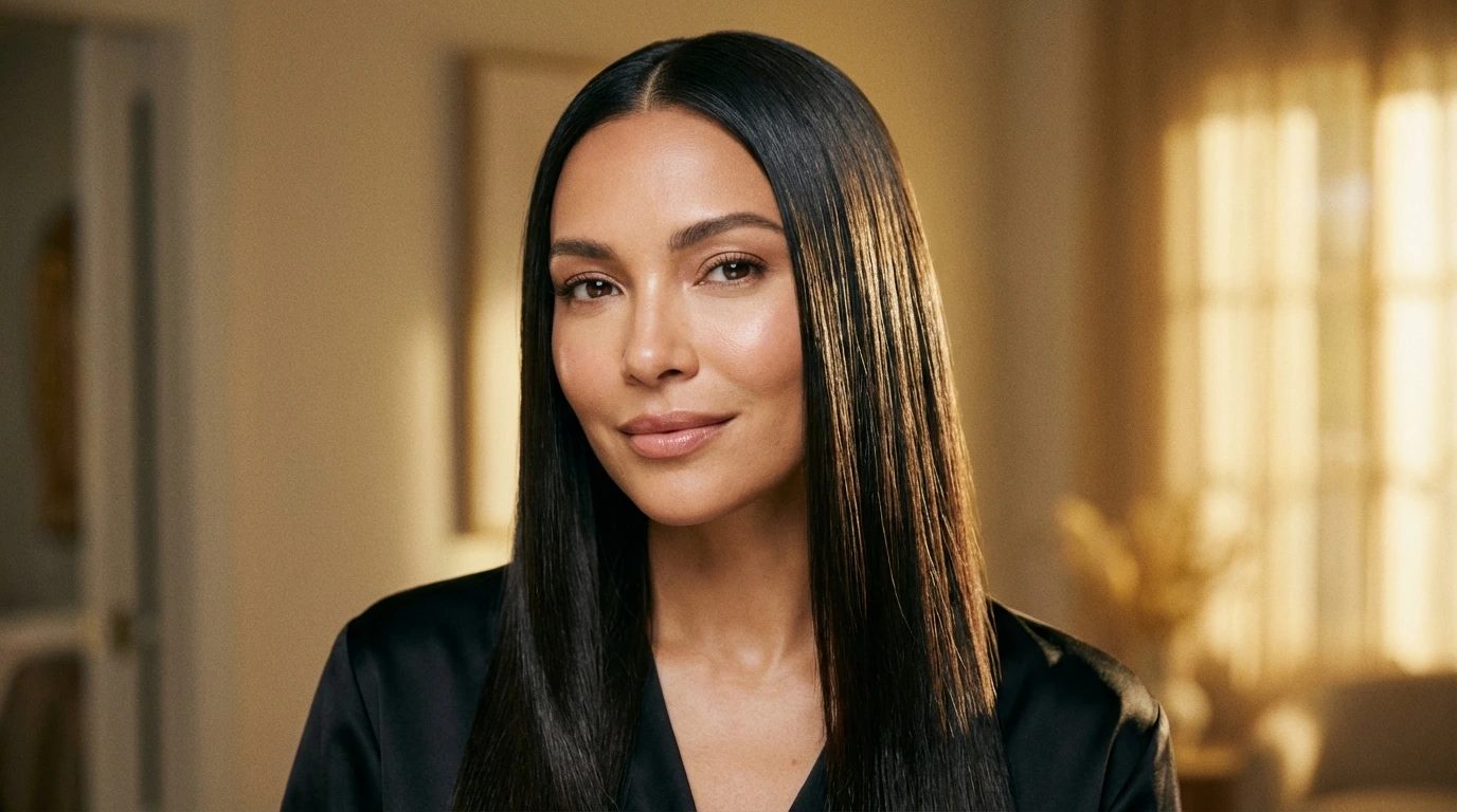 7. Smooth Straight Hair