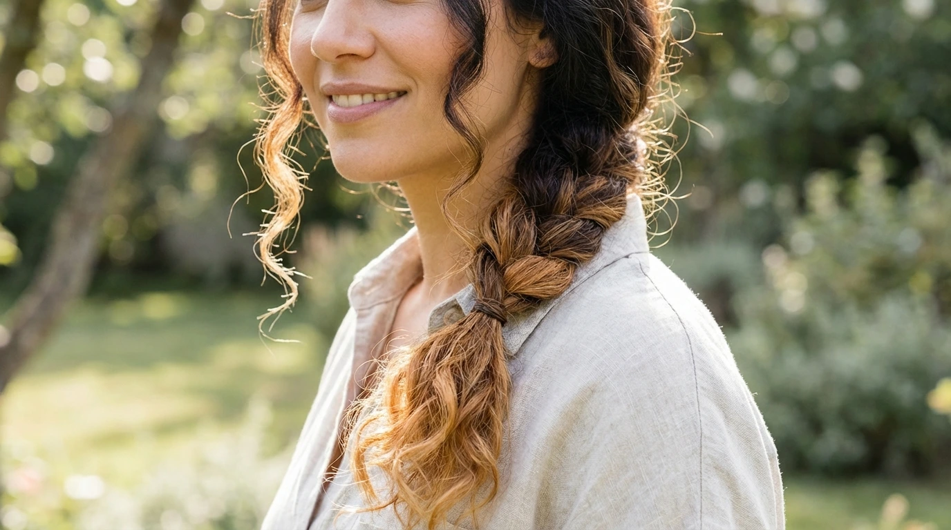 7. Simple Side Braid