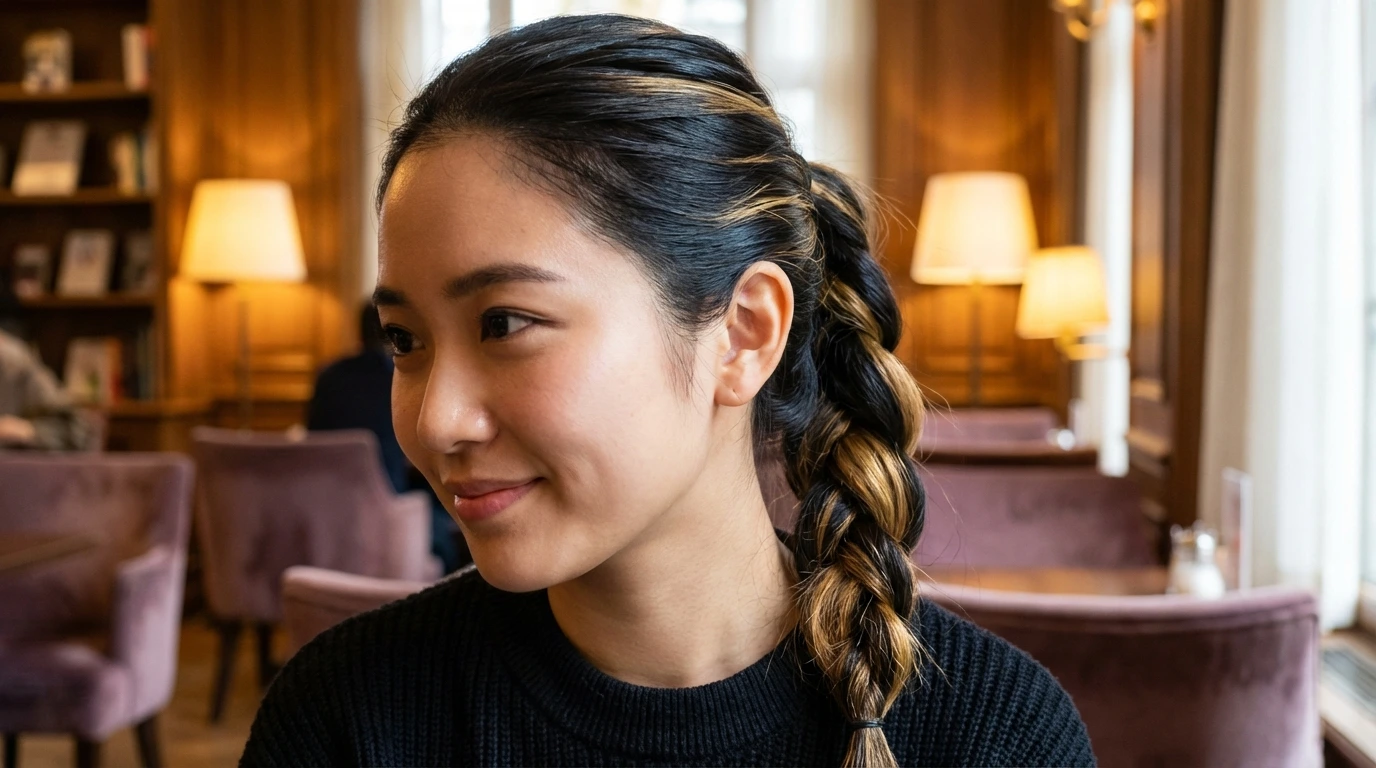 8. Twisted Ponytail