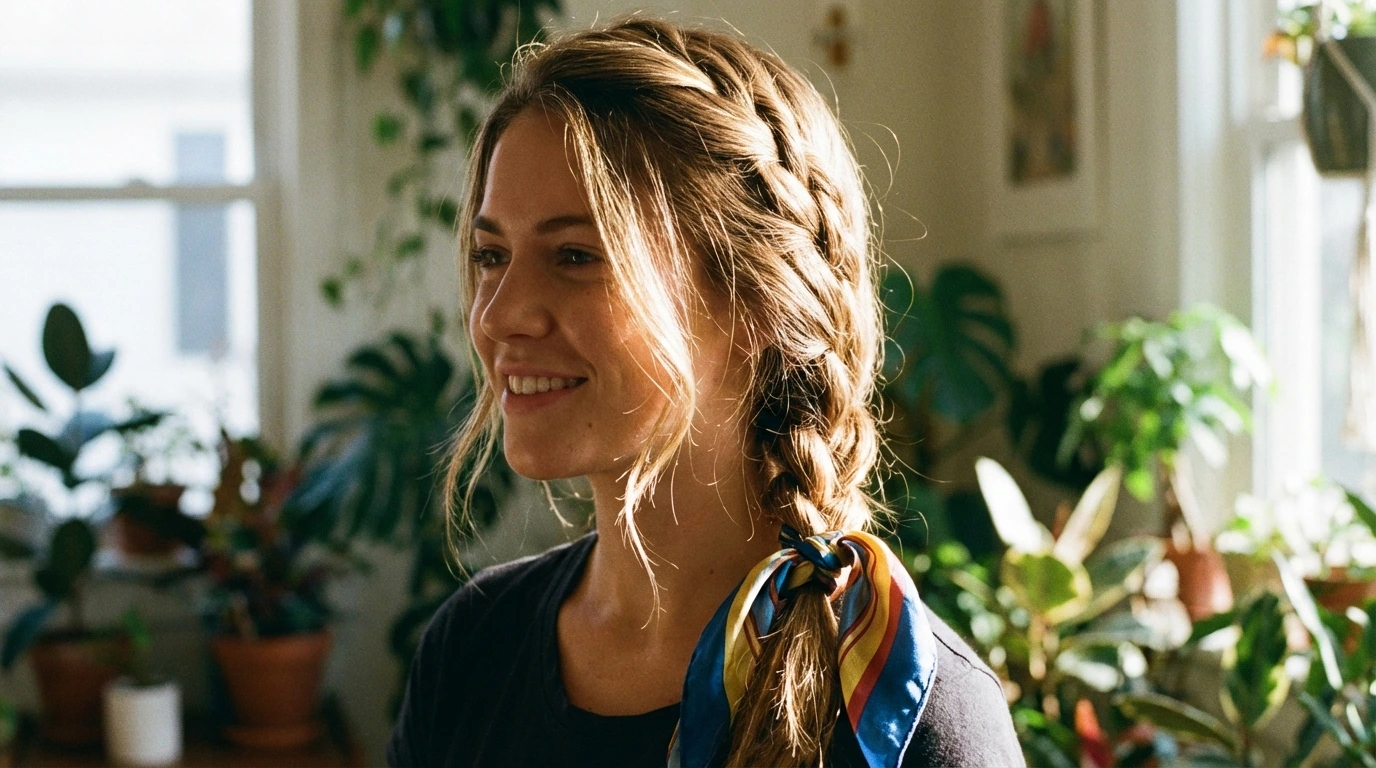 7. Simple Side Braid