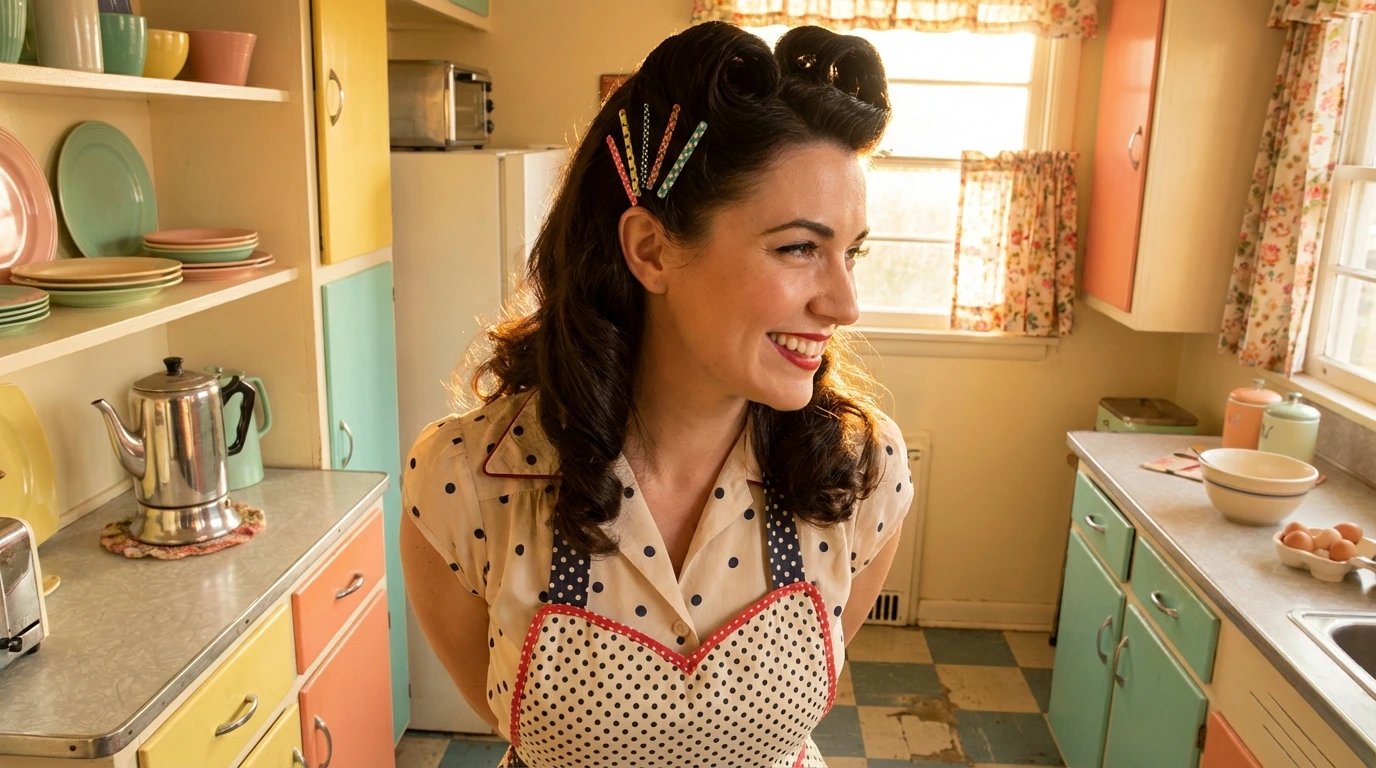 10. Simple Pin-Up Roll