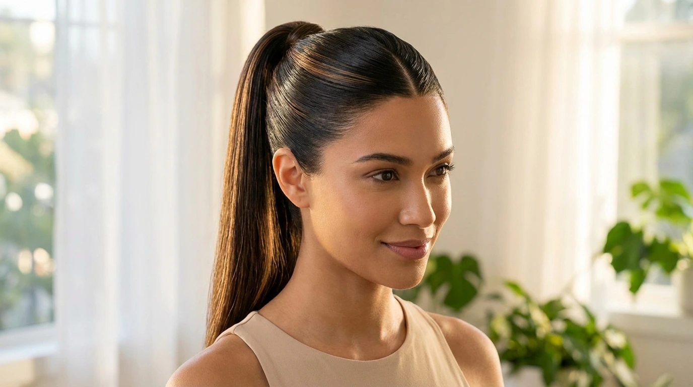 2. Classic Ponytail