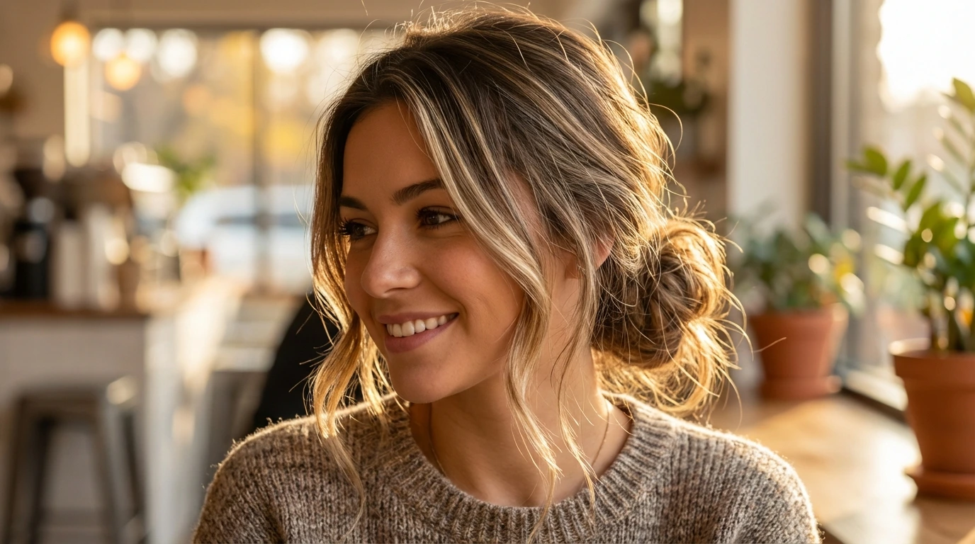 1. Effortless Low Bun