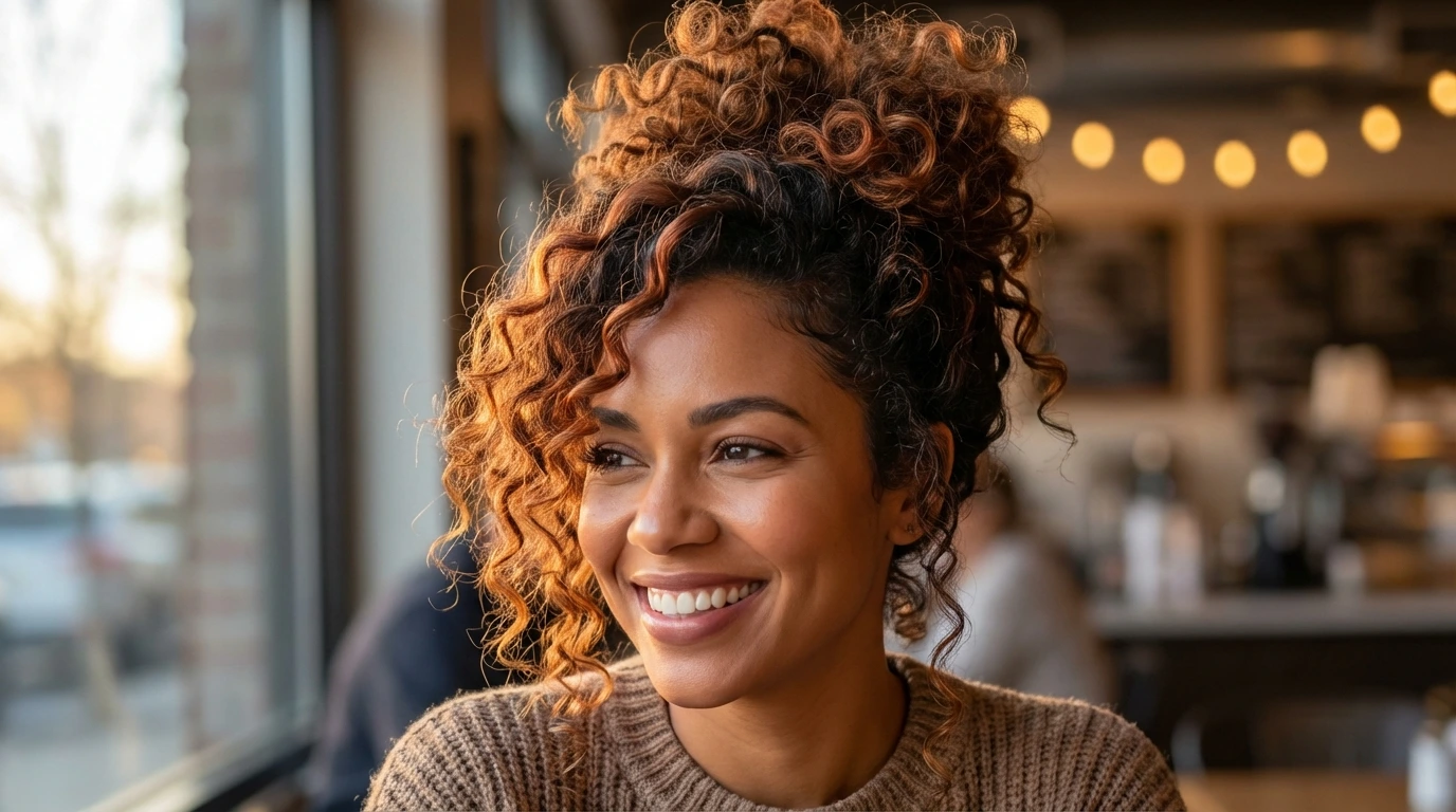 11. Curly Updo