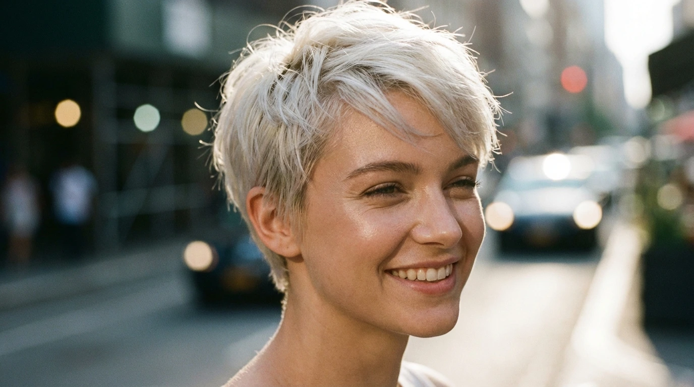 5. Textured Pixie Cut
