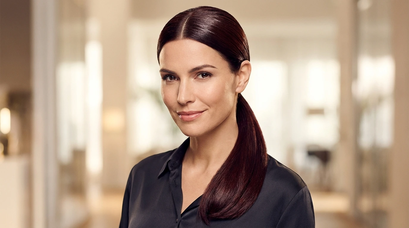 8. Sleek Low Ponytail