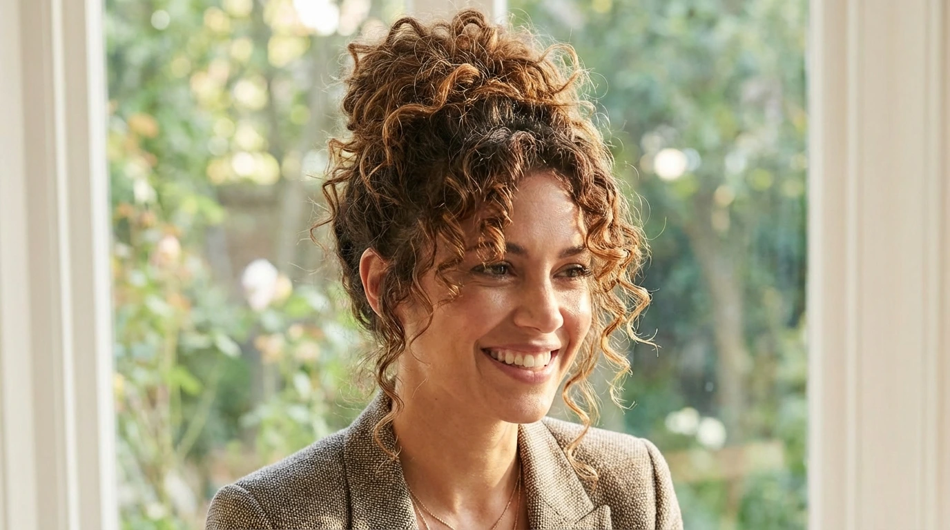 11. Curly Updo