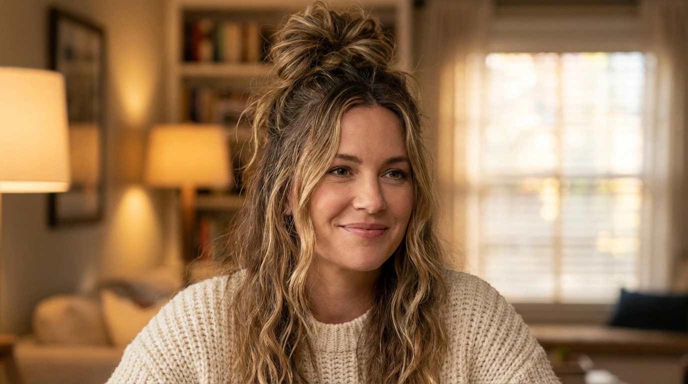 2. Messy Bun