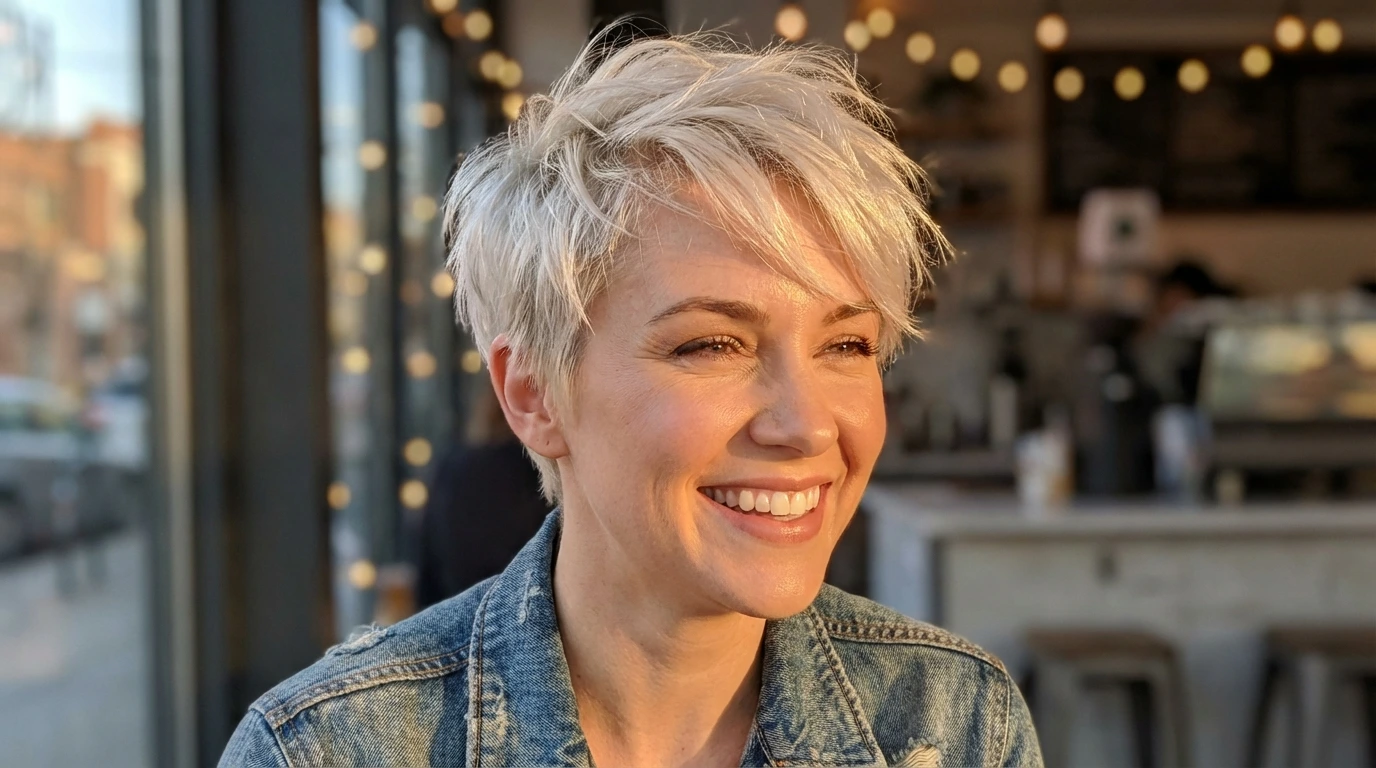 7. Textured Pixie Cut