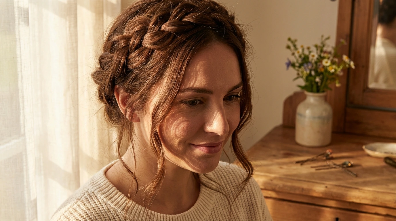 Messy Braided Halo