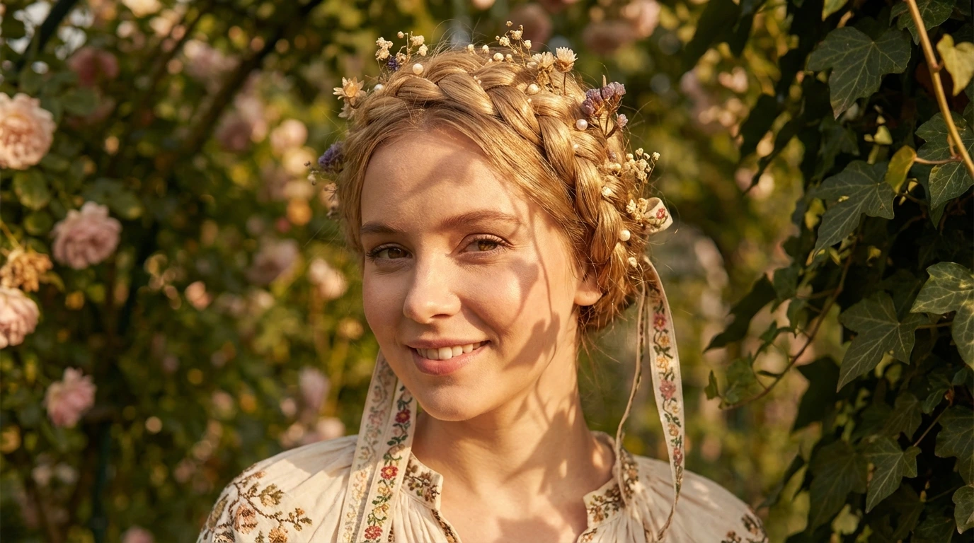 Vintage-Inspired Braided Halo