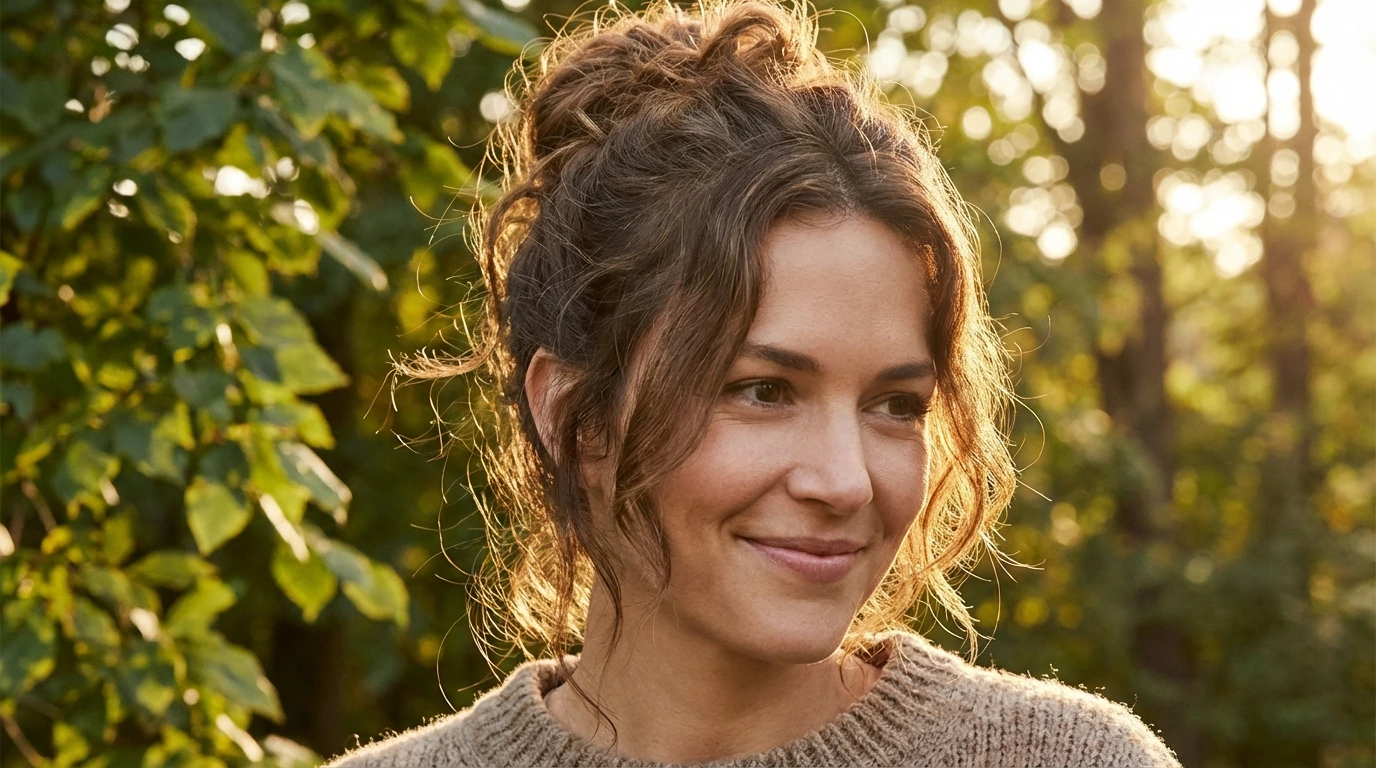 2. Messy Bun