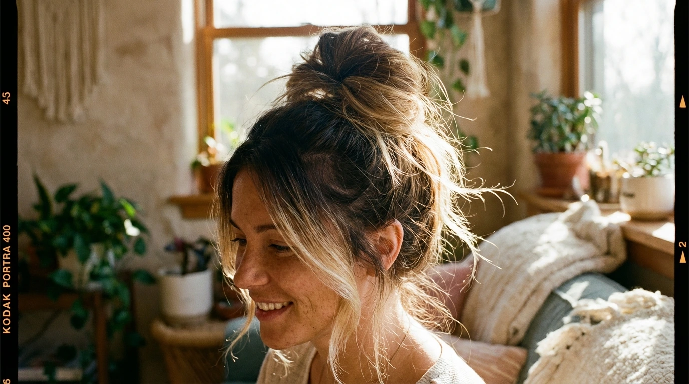 4. Messy Bun