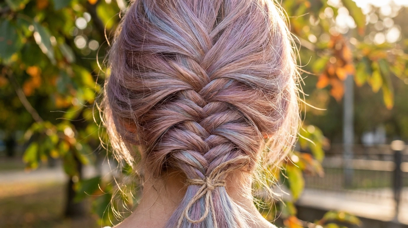 5. Simple Fishtail Braid