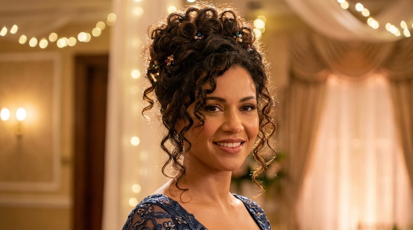 11. Curly Updo
