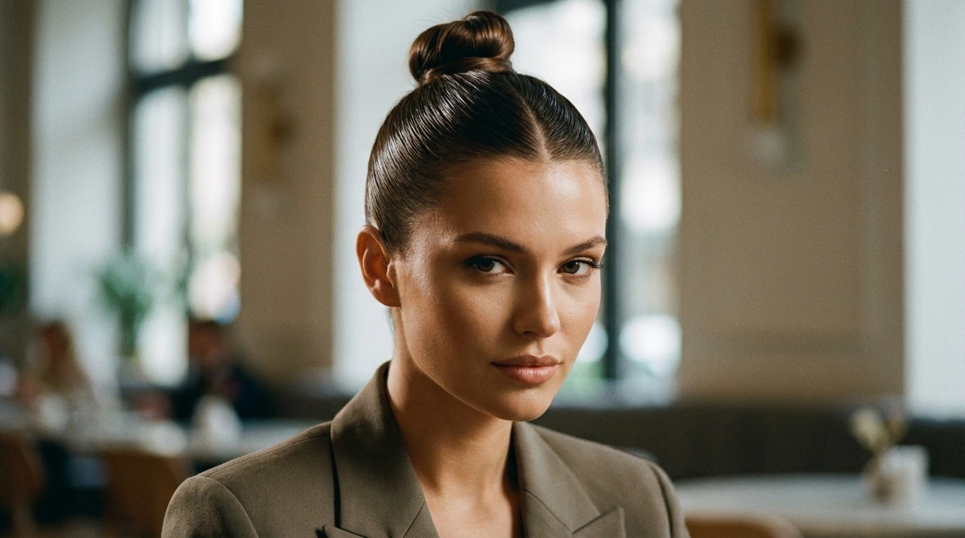 10. Sleek Top Knot