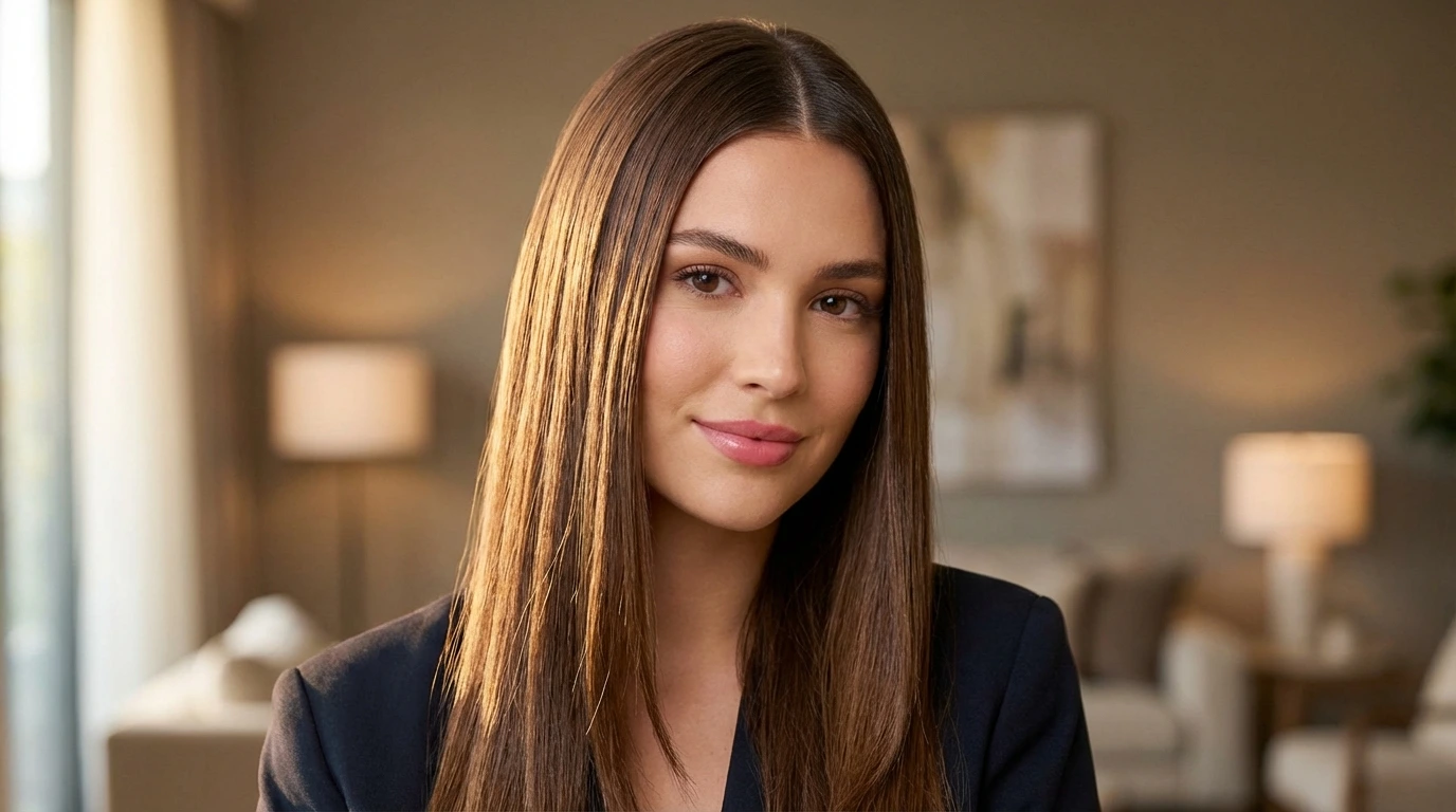 6. Straight and Sleek