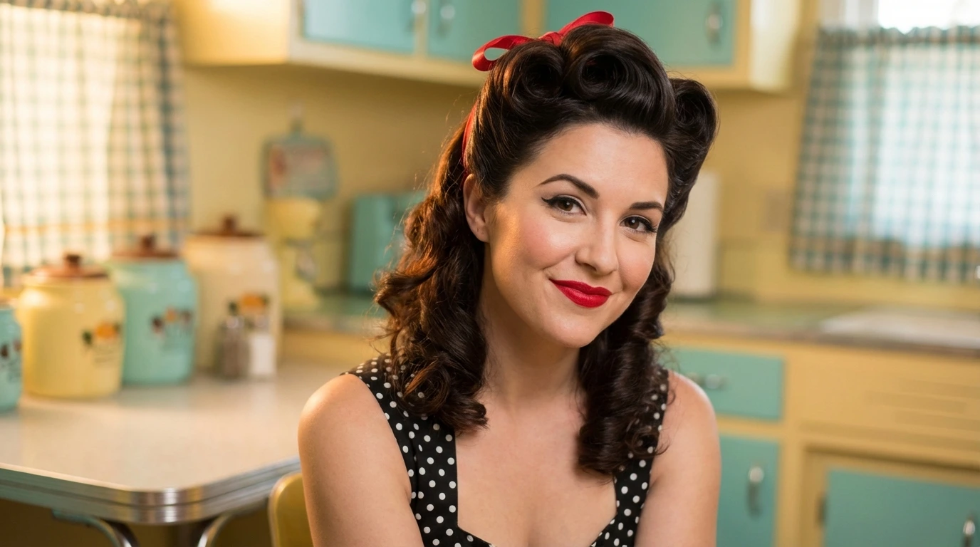 1380 10 pin up curls 10. Pin-Up Curls