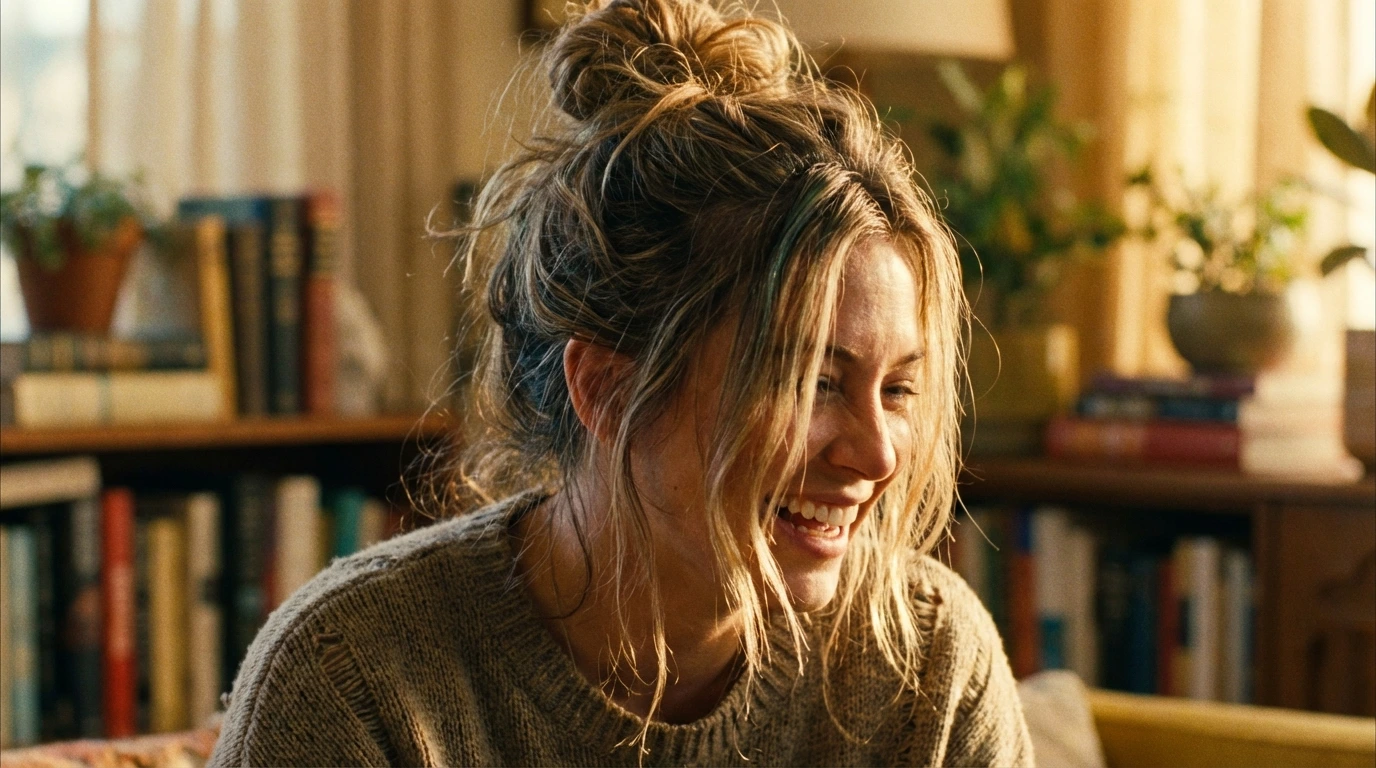 1381 4 messy bun 4. Messy Bun