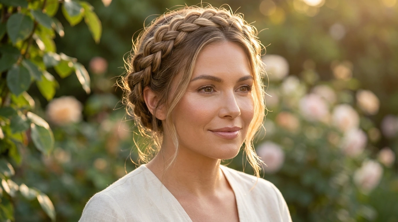 1381 7 braided crown 7. Braided Crown