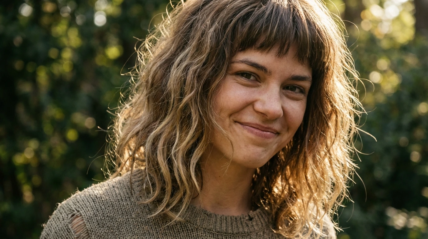 10. Choppy Bangs