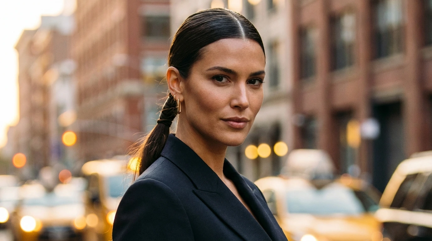 4. Sleek Ponytail