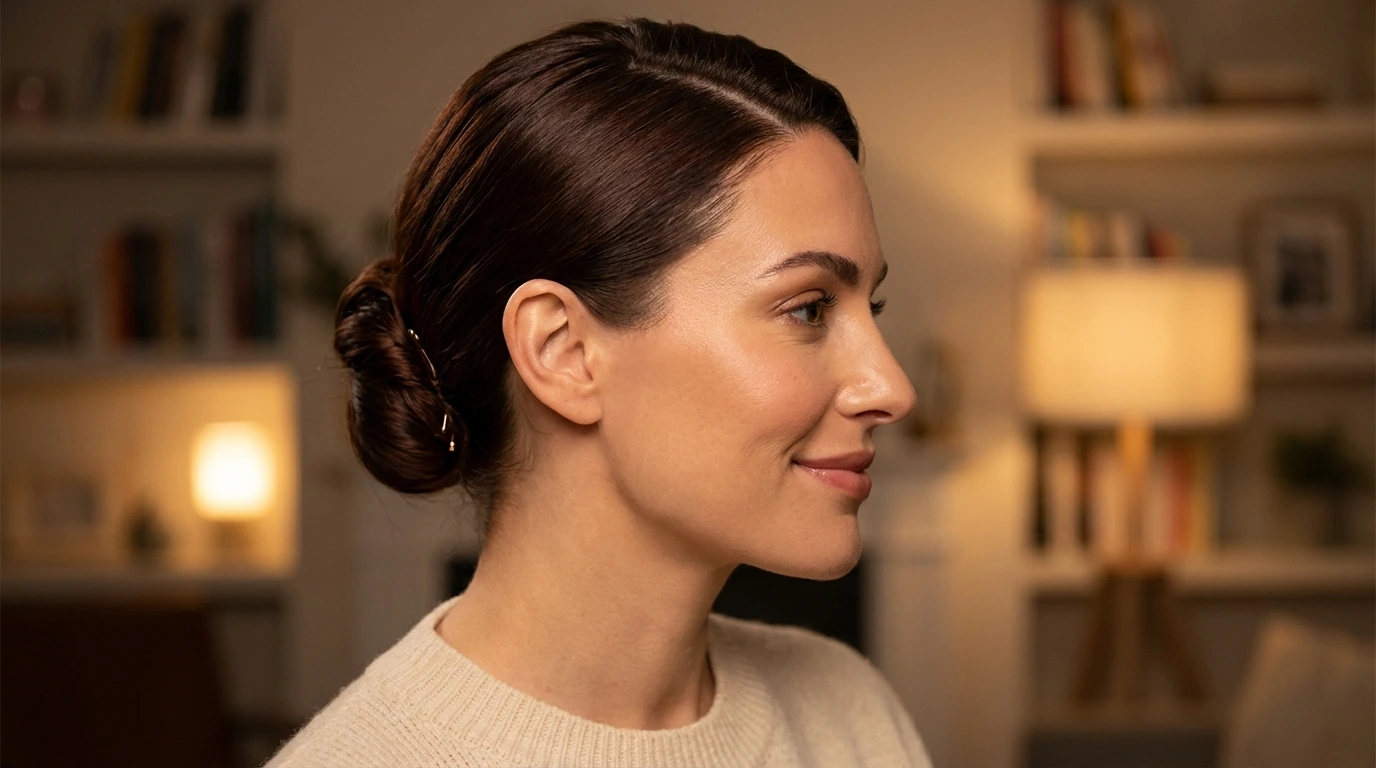 1384 12 low twisted bun 12. Low Twisted Bun