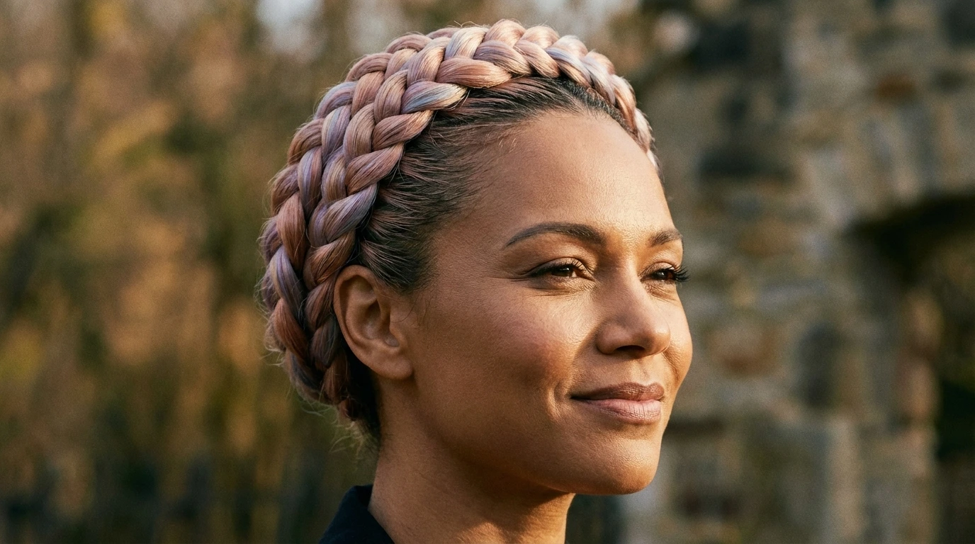 1384 5 braided crown 5. Braided Crown
