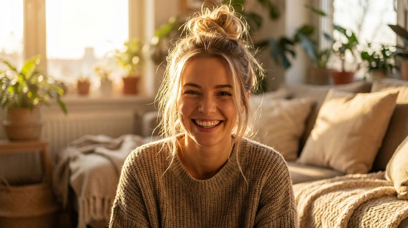 2. Messy Top Knot