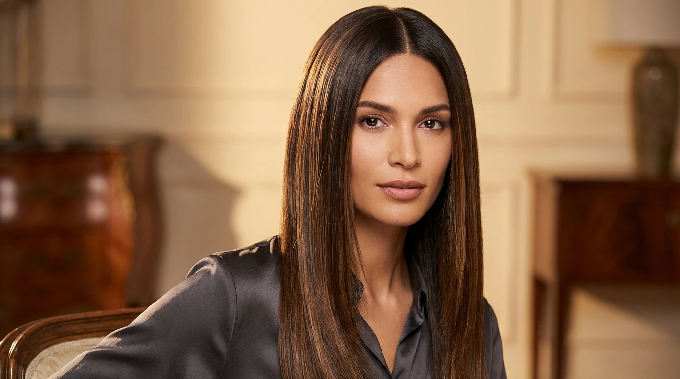 6. Sleek Straight Hair