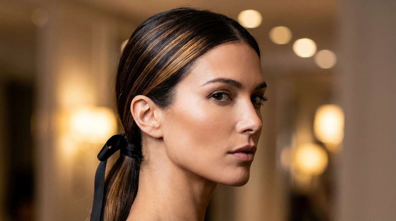 1386 2 sleek low ponytail 2. Sleek Low Ponytail