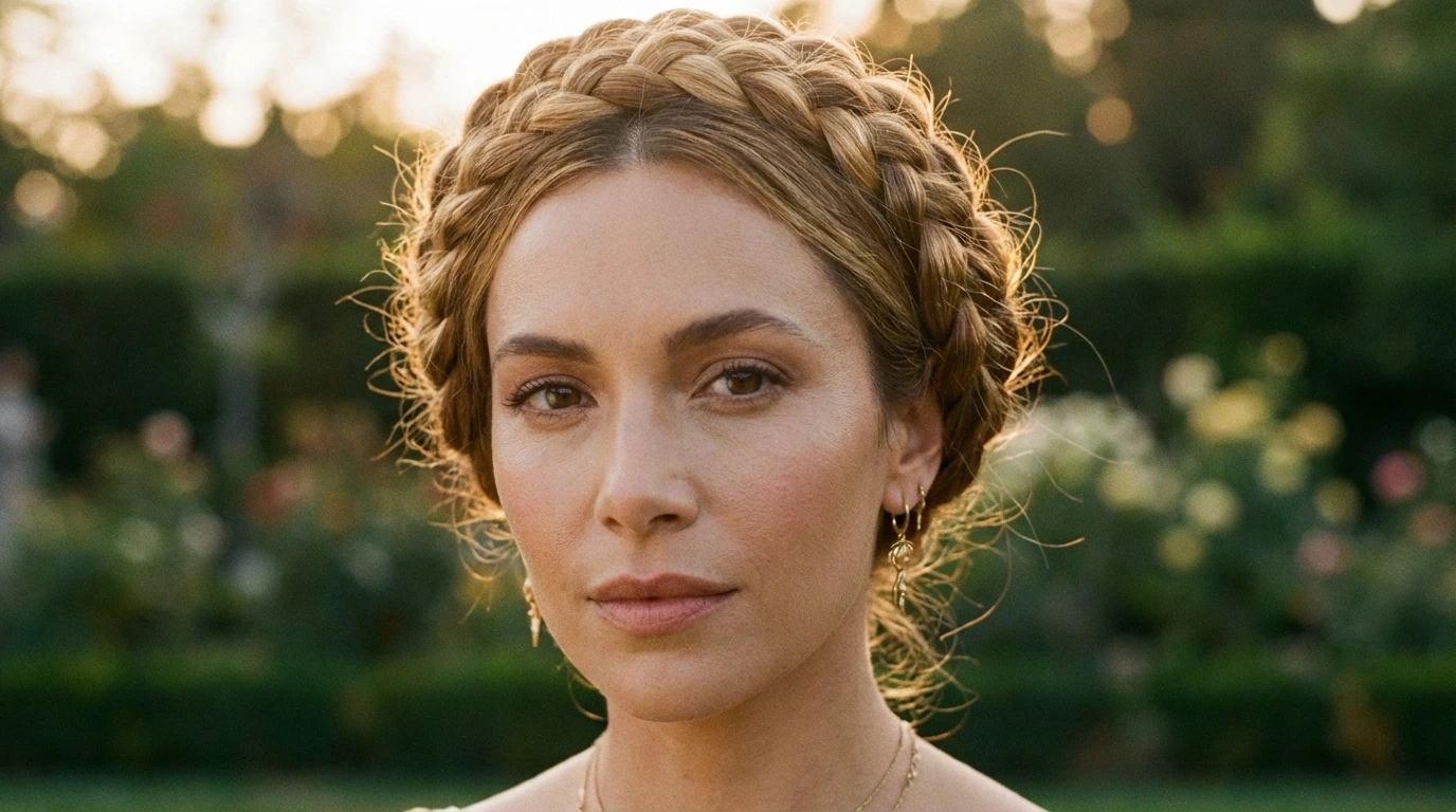 1386 6 braided crown 6. Braided Crown
