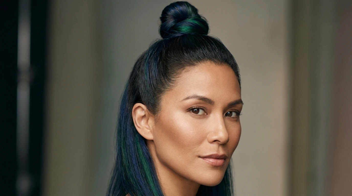 1387 11 sleek top knot 11. Sleek Top Knot