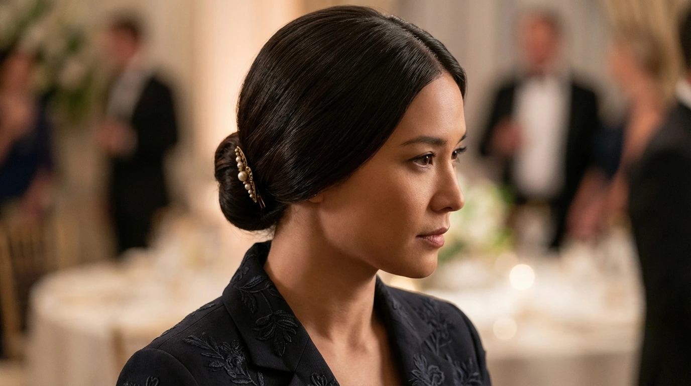 8. Sleek Low Bun