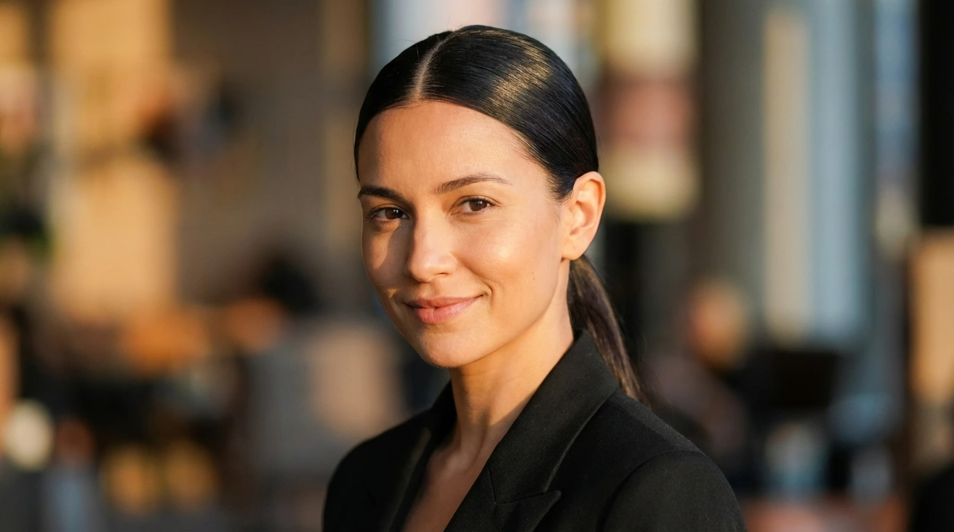 2. Sleek Ponytail