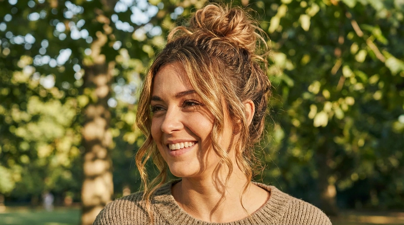 3. Messy Bun