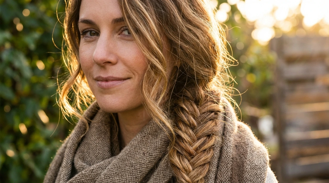 5. Loose Fishtail Braid