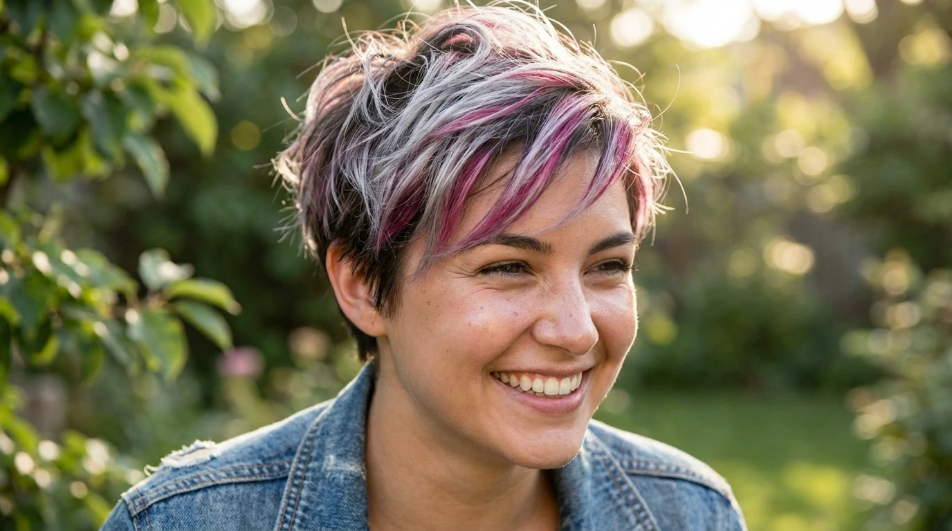 6. Textured Pixie Cut