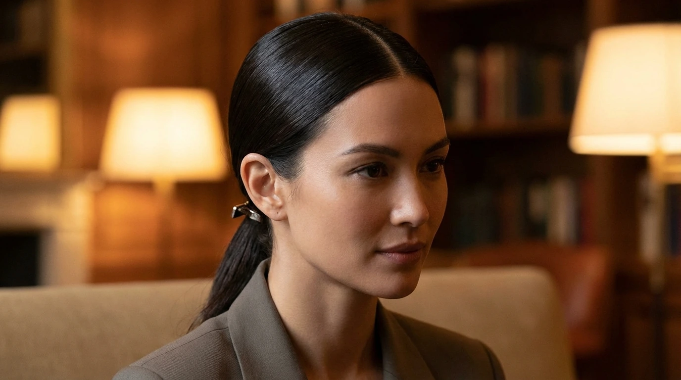 2. Classic Low Ponytail
