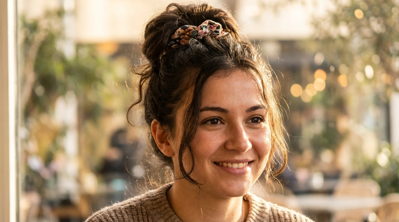 3. Messy Bun
